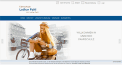 Desktop Screenshot of fahrschule-pahl.de